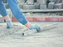 fundering maken klinkers leggen
